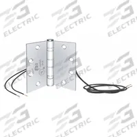 SDC Electrified Hinge: Stainless Steel, 4 in Leaf Ht, 2 1/4 in Leaf Wd (MPN PTH-10Q). Key specifications — Material: Stainless Steel.