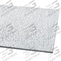ARMSTRONG Ceiling Tile: 735D, Designer, 24 in x 24 in, Square Lay-In, 15/16 in Grid Size, 16 PK. Key specifications — Display Sell UOM: PK; Material: Mineral Fiber; Color: White; Application: Retail; Resistance Properties: Sag Resistant; Series: Designer; Edge Type: Square Lay-In; Manufacturer Part Number: 735D.