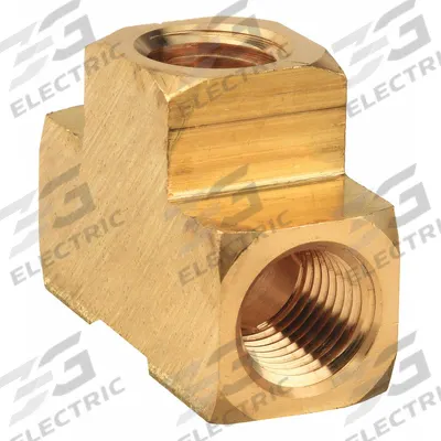 APPROVED VENDOR Metal Pipe Tee: Tee, 3/4 in x 3/4 in x 3/4 in, 1,000 psi, 2 1/4 in Lg - Threaded High-Pressure Pipe Fittings for Potable Water