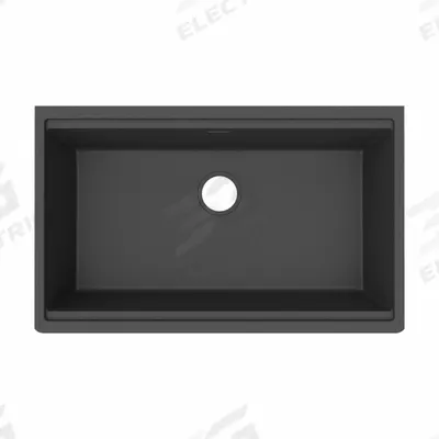 ELKAY Sink: 32 1/2 in Overall Lg, 19 3/8 in Overall Wd, 9 1/8 in Bowl Dp, 30 3/4 in Bowl Lg - One-Bowl Counter-Mounted Kitchen & Bar Sinks without Faucets