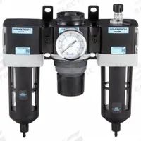 WILKERSON Filter/Regulator/Lubricator: 3/8 in NPT, 90 cfm, 150 psi Max Op Pressure, 5 micron (MPN C28-03-FKG0B). Key specifications — attr109588: C28; attr109524: WILKERSON.