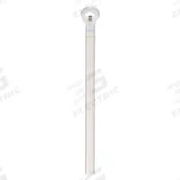TY-RAP Cable Tie: 4 in Nominal Lg, 5/8 in Nominal Max. Bundle Dia., 0.09 in Wd, Natural, 100 PK (MPN TY523M). Key specifications — Outdoor Use: No; Color: Natural; Brand: TY-RAP.
