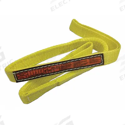 STREN-FLEX Web Sling: Type 3, Nylon, 7 ft Sling Lg, 12 in Eye Lg - Standard Nylon Flat-Eye Web Slings