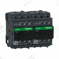 SCHNEIDER IEC Magnetic Contactor: Reversing, 3 Poles, 3NO Contacts, 18 A, 120V AC Coil (MPN LC2D18G7V). Key specifications — Brand: SCHNEIDER; Integrated Surge Suppression: No.