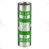 THOMAS & BETTS Open Barrel Splice: 1 AWG Wire Size, Green Code, 1.5 in, Copper Barrel, 37 Die (MPN 54508). Key specifications — Die Code: 37; Brand: THOMAS & BETTS; Color Code: Green.