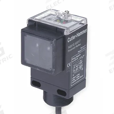 EATON Photoelectric Sensor: Non-Terminated Cable, 10-40V DC, NPN and PNP - Rectangular Sensors with Non-Terminated Cables