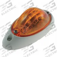 GROTE Side Turn Marker Lamp: Incandescent, Turn Signal Light, Amber, Oval, 2 1/2 in Overall Ht (MPN 52063). Key specifications — Standards: FMVSS 108; Electrical Connection: Male Pin; Brand: GROTE; Installation Type: Permanent; Lens Color: Amber; Mount Type: Screw; Lighting Technology: Incandescent; Light Type: Turn Signal Light.