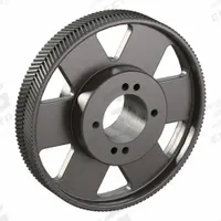 CONTINENTAL Gearbelt Pulley: Bushed, Quick Detachable, 14 mm Pitch, For 105 mm Belt Wd, 140 Teeth (MPN R-140S-N). Key specifications — Brand: CONTINENTAL; For Bushing Size: N; Sub-brand: SilentSync.