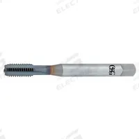 OSG Straight Flute Tap: 3/4"-16 UNF, H5 / 2B-3B, 5 Flute, Bottoming Chamfer, V Coated Powdered Metal (MPN 1005202908)