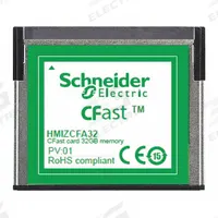 SCHNEIDER ELECTRIC Memory Cartridge: Harmony GTU/Magelis GTU (MPN HMIZCFA32). Key specifications — Manufacturer Part Number: HMIZCFA32; Series: Magelis GTU; Product Type: Memory Cartridge.