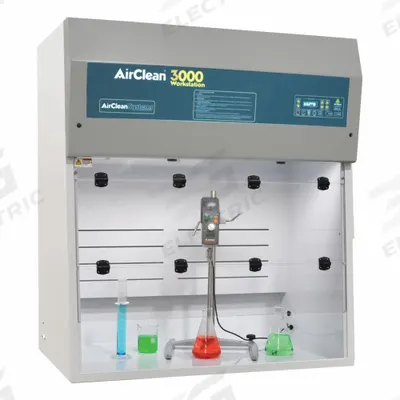 AIRCLEAN SYSTEMS Ductless Fume Hood: AirClean Systems, 36 in Overall Wd, 54 in Overall Ht - Light Duty Ductless Fume Hoods & Enclosures