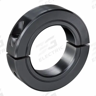 RULAND MANUFACTURING Shaft Collar: 2-Piece, Inch, Round, Clamp-On, 1 3/8 in Bore Dia - Steel Shaft Collars