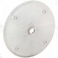 DAYTON Motor Rain Shield: 6 3/4 in Overall Dia, 1/2 in Bore Dia (MPN 4M219). Key specifications — Brand: DAYTON.