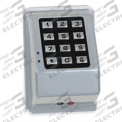 TRILOGY BY ALARM LOCK Keyless Access Control Keypad: 4 3/4 in Ht, 1 7/8 in Dp, 3 1/4 in Wd (MPN DK3000 MS). Key specifications — Brand: TRILOGY BY ALARM LOCK.