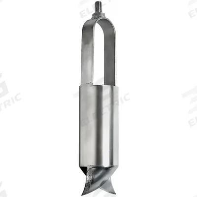 AMS Sand Auger Head: Carbon Steel Bail/Carbon Steel Cylinder, 5/8 in Connection Size - Soil Auger Accessories