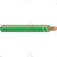 Building Wire: Copper, 2/0 AWG, 1 Conductors, Stranded, Green, 500 ft Lg, THHN (MPN 55611506). Key specifications — Voltage: 600 V; Brand: SOUTHWIRE.