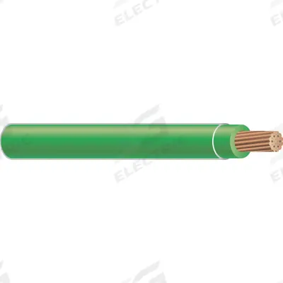 SOUTHWIRE Building Wire: Copper, 2/0 AWG, 1 Conductors, Stranded, Green, 500 ft Lg - Copper THHN/THWN Building Wires