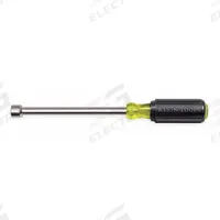 KLEIN TOOLS Hollow Round Shank Nut Driver: Straight, SAE, With Magnetized Tip, Std, 1/2 in Tip Size (MPN 646-1/2M). Key specifications — attr1214485: Round; attr1214505: KLEIN TOOLS.