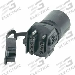 HOPKINS TOWING SOLUTIONS Wiring Adapter: 7-Way Blade, 4-Way Flat/5-Way Flat, Plastic, 6 7/8 in Ht (MPN 47385)