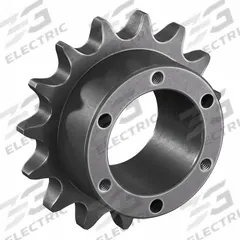 TRITAN Sprocket: For 60 Chain, 15 Teeth, 3.607 in Pitch Dia, 3.98 in Outside Dia, Steel (MPN 60SH15H). Key specifications — Brand: TRITAN; Required Bushing Series: SH.