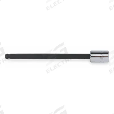 PROTO Socket Bit: 3/8 in Drive Size, Ball Hex Tip, 5/16 in Tip Size, 6 3/32 in Overall Lg - Ball-End Hex Bit Sockets