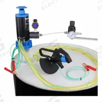 GOATTHROAT PUMPS Air Drum Pump: Pump w/ Discharge Hose & Nozzle, 1:1, 4.5 gpm Max. Flow Rate, PP (MPN GTSCP200STG-AK). Key specifications — Brand: GOATTHROAT PUMPS; Suction Tube Material: PP.
