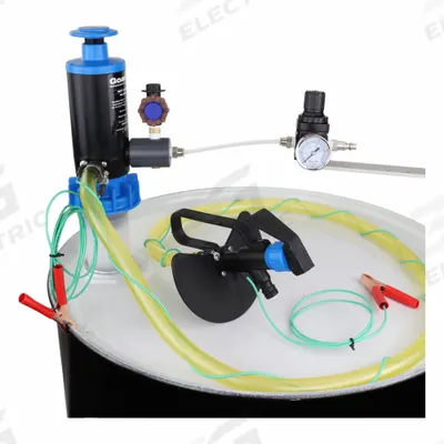 GOATTHROAT PUMPS Air Drum Pump: Pump w/ Discharge Hose & Nozzle, 1:1, 4.5 gpm Max. Flow Rate - Air & Hand-Operated Piston Drum Pumps