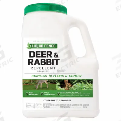 LIQUID FENCE Deer and Rabbit Repellent: Targets Deer/Rabbits - Wildlife Repellents