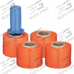 GOODWRAPPERS Stretch Wrap Film: 80 ga Gauge, 3 in Overall Wd, 1,000 ft Overall Lg, Orange, 4 PK (MPN 15A891). Key specifications — Color: Orange; Brand: GOODWRAPPERS.