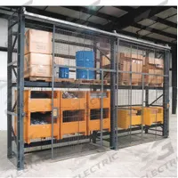 WIRECRAFTERS Enclosure Kit: 3 Bays, 144 in x 42 in x 120 in, 10 ga, Steel, Powder Coated, Gray (MPN RE121042SD3). Key specifications — Brand: WIRECRAFTERS; Material: Steel; Includes: (3) Sliding Doors; Includes Hardware: Yes; Finish: Powder Coated; Color: Gray.