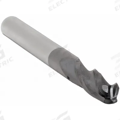APPROVED VENDOR Ball End Mill: Carbide, AlTiN Coated, 3 Flute, 3/16" Mill Dia, 5/8" LOC - General Purpose Carbide Ball End Mills