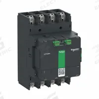 SCHNEIDER Contactor: 4 Poles, 4NO Contacts, 330 A, 24V AC/48V AC Coil (MPN LC1G3304BEEA). Key specifications — Brand: SCHNEIDER; Integrated Surge Suppression: No; Wire Termination Type: Spring Loaded; Nominal Coil Voltage @ 60Hz: 48V AC.