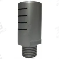 SPEEDAIRE Silencer Muffler: 1/4 in NPT, 5/8 in Hex Size, Aluminum, Mesh SST, 300 psi Max Op Pressure (MPN 1EJW6). Key specifications — attr124412: SPEEDAIRE; attr124422: Mesh SST; attr124426: Aluminum.