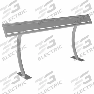 ULTRAPLAY Outdoor Bench: Hartford, 72 in Overall Lg, Black, Black, Plank Surface - Powder Coated Steel Benches