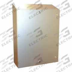 HAMMOND Electrical Enclosure: 304 Stainless Steel, 30 in x 24 in x 8 in, NEMA 12/13/3R/4/4X, Hinged (MPN ST302408SS). Key specifications — Brand: HAMMOND; Closure Method: 1/4-Turn Latch; Enclosure Material: 304 Stainless Steel; Knockouts: Not Included.