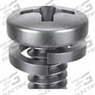 SEMS Screw: Split Lock, M6x1.00 Thread Size, 10 mm Lg, Stainless Steel, Passivated - Machine Screws with Split Lock Washers