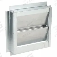 11.5"H-W 4.5"L Aluminum Backdraft Damper: For 10 in Fan, Single Panel, 11 1/2 in H, 11 1/2 in W (MPN 3TZ50). Key specifications — Airflow Direction: Vertical; Blade Type: Flat Blade; Brand: DAYTON; Maximum Air Velocity: 2000 fpm; Mounting Position: Horizontal.
