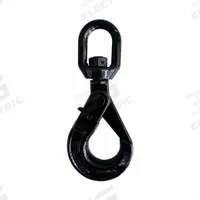 DAYTON Slip Hook: 12,000 lb Working Load Limit, 80 Hook Grade, Steel, 1/2 in Material Thick, Swivel (MPN 5WRT6). Key specifications — Color: Black; Brand: DAYTON; Visual Indicator Markings: None.