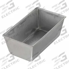 CHICAGO METALLIC Bread Pan: Aluminized Steel, 1 Slots, 3 5/8 in Overall Wd, 2 1/4 in Overall Dp (MPN 40415). Key specifications — Pan Style: Open Top Bread Pan; Brand: CHICAGO METALLIC; Color: Silver; Material: Aluminized Steel; NSF Certified: No; Number of Slots: 1.