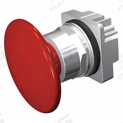 Siemens Mushroom Head Push Button: 30 mm, Non-Metallic - Mushroom-Head Push-Button Operators