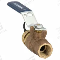 NIBCO Manual Two-Way Ball Valve: 1/2 in, Bronze, Straight, FNPT x FNPT, 600 psi Max. Pressure (CWP) (MPN T58570HC 1/2). Key specifications — Brand: NIBCO; Handle: Lever.
