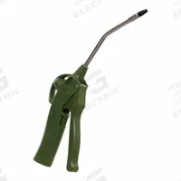 EXAIR Air Gun: Ergonomic Grip, Polyoxymethylene, 1/4 in Female NPT, Angled, 75 dBA Sound Level (MPN 1810-PEEK). Key specifications — attr1328526: Polyoxymethylene; attr1328500: Model 1110-PEEK Air Nozzle; attr1328508: EXAIR; attr1328515: No; attr1328533: Yes.