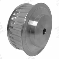 DAYTON Timing Pulley: Trapezoidal, Plain, For T10 Timing Belt Section, For 32 mm Belt Wd, 32 Teeth (MPN 47T10/32-2). Key specifications — Brand: DAYTON; Tooth Profile: Trapezoidal; Finish: Plain.
