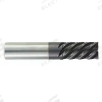 WIDIA HANITA Roughing End Mill: Carbide, AlTiN Coated, 6 Flute, 16 mm Mill Dia, 92 mm LOC, 92 mm OAL (MPN 4U80M160R6WE)