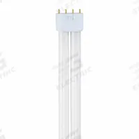 GE LAMPS Compact Fluorescent Bulb: 4-Pin (2G11), T5, Fluorescent, 4100K, 4,800 lm Light Output (MPN F55BX/840). Key specifications — Brand: GE LAMPS; Bulb Designation: F55BX/840; Dimmable: No; Color Temperature: 4100K.
