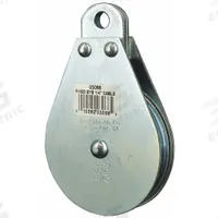 APPROVED VENDOR Pulley Block: Fixed, Upright Mount, Pulling, 800 lb Working Load Limit, Wire Rope (MPN 4JX78). Key specifications — Product Type: Pulley Block; Brand: APPROVED VENDOR; Compatible Rope Type: Wire Rope; Pulley Type: Fixed; Attachment Type: Fixed Eye; Operation: Pulling; Bearing Type: Sleeve; Finish: Zinc.