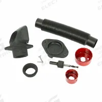 BUSHMAN Downspout Diverter: Black, 1 in Overall Ht, 5 in Overall Wd, Plastic, 9 in Overall Lg (MPN RW-DIVFLX-BLK). Key specifications — Product Type: Downspout Diverter; Includes: Instructions; Brand: BUSHMAN; Material: Plastic; Color: Black.