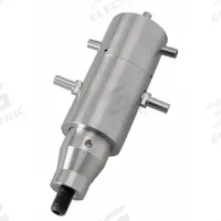 BRANSON Continuous Flow Attachment: 2 in Overall Dia, 6 1/8 in Overall Lg, 3 7/8 in Overall Wd (MPN 100-146-171). Key specifications — Product Type: Continuous Flow Attachment; Compatible with Manufacturer Model Number: 101-063-200R; Material: Stainless Steel; Brand: BRANSON.