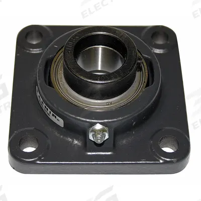 TIMKEN 4 Bolt Flange Bearing: Radial Ball, 1 3/16 in Bore, Cast Iron, Eccentric Collar - General Purpose Flange-Mount Ball Bearings