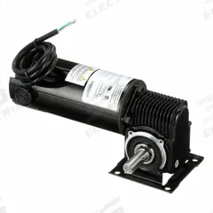 DAYTON DC Gearmotor: Right Angle, 90V DC, TENV, 360 RPM, 14 in-lb Max Torque, 5:1, 1.28 A, CW/CCW (MPN 3XA77). Key specifications — Motor Type: Permanent Magnet DC; Brand: DAYTON; Full Load Current: 1.28 A.